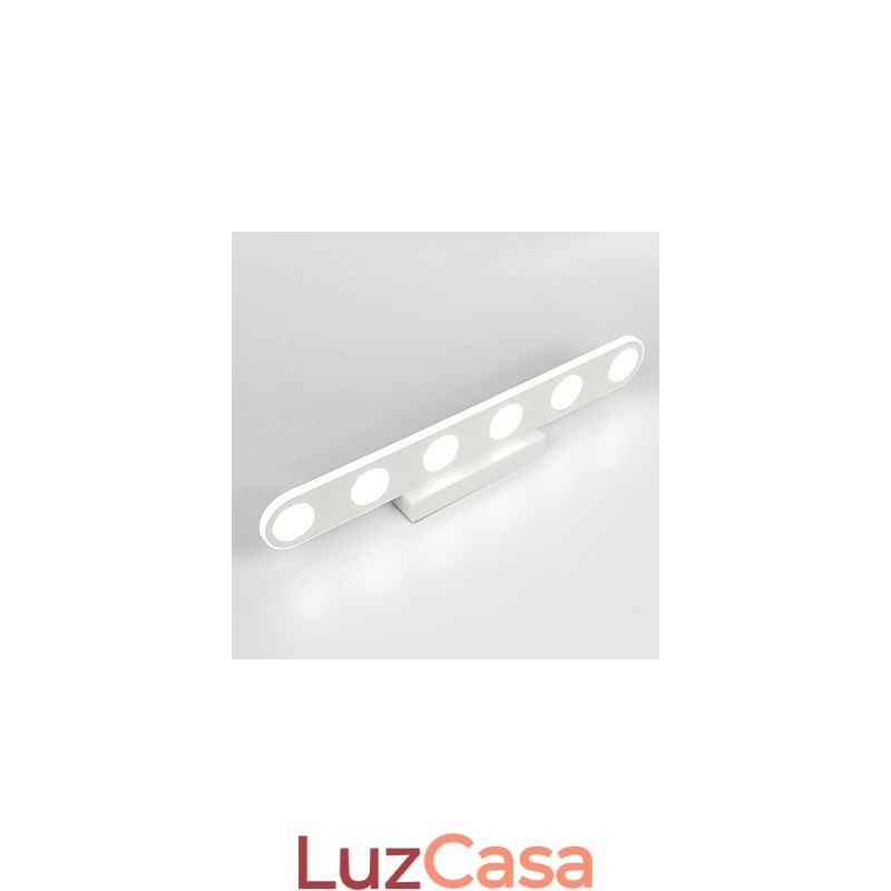 Luminária de parede moderna contemporânea integrada para iluminação de banheiro downlight