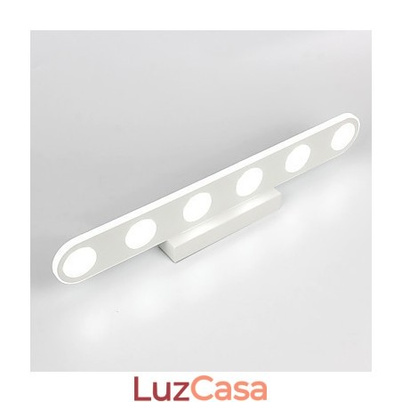 Luminária de parede moderna contemporânea integrada para iluminação de banheiro downlight