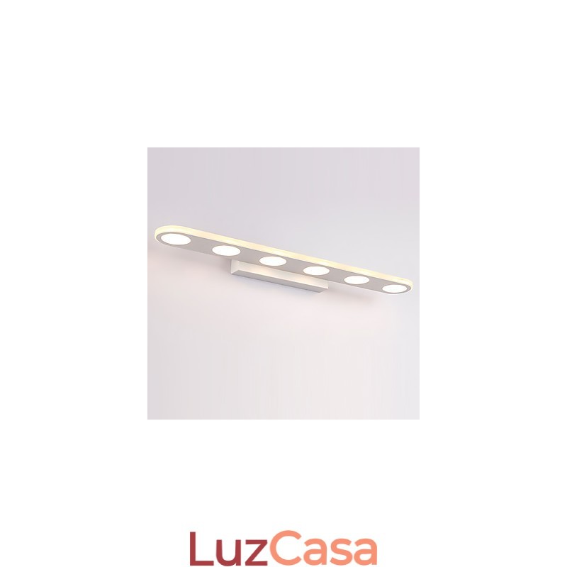 Luminária de parede moderna contemporânea integrada para iluminação de banheiro downlight