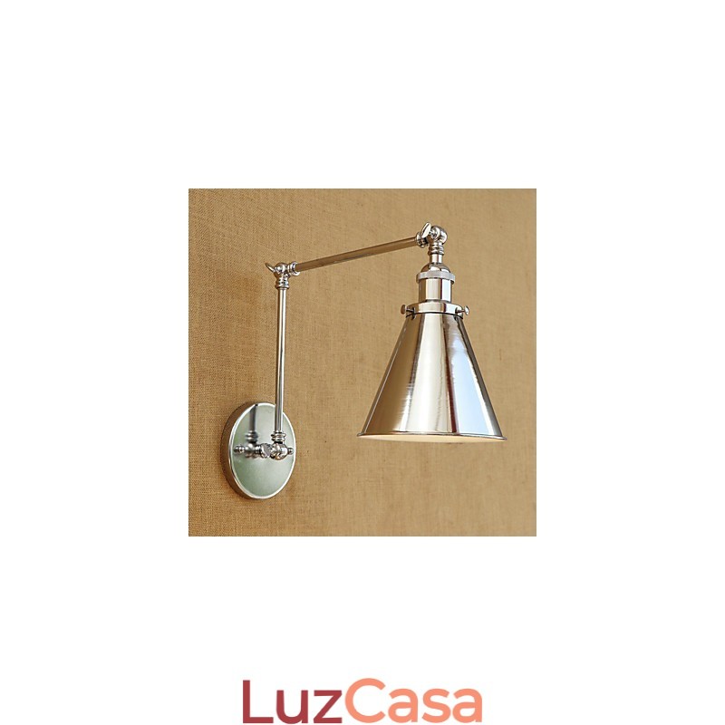 Recurso moderno contemporâneo retrô galvanizado para proteção ocular de braço oscilante, luz ambiente