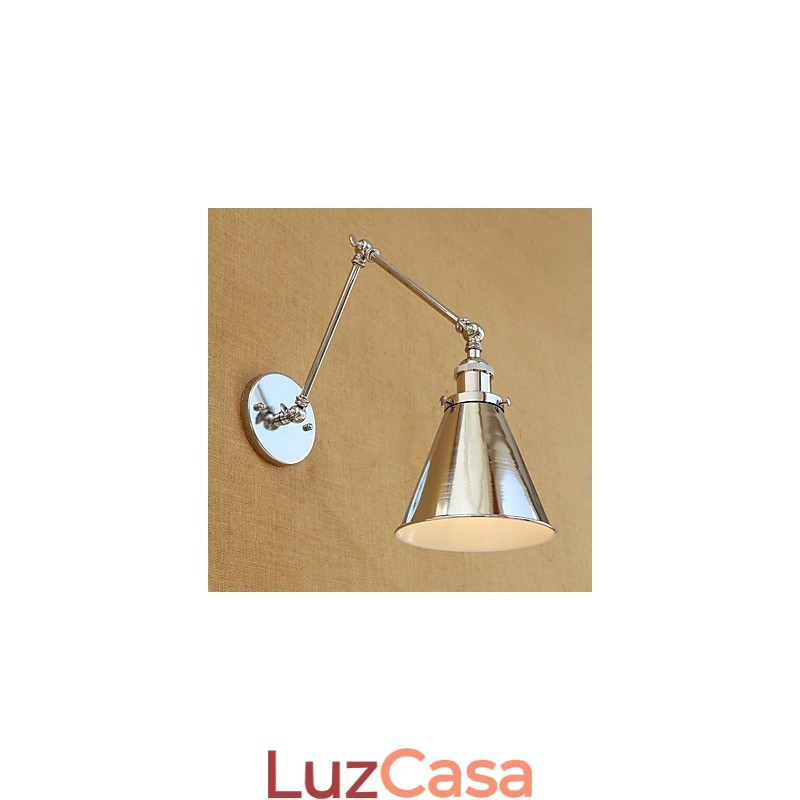 Recurso moderno contemporâneo retrô galvanizado para proteção ocular de braço oscilante, luz ambiente