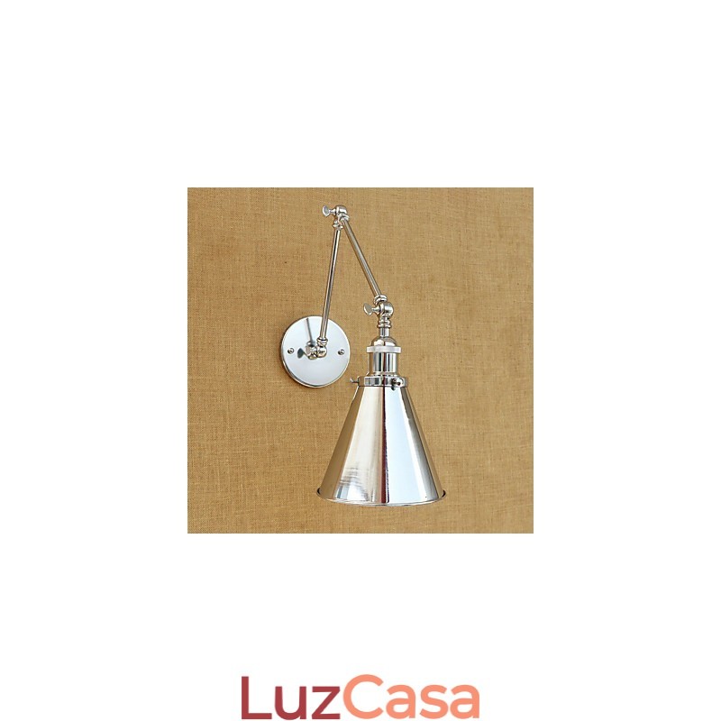 Recurso moderno contemporâneo retrô galvanizado para proteção ocular de braço oscilante, luz ambiente