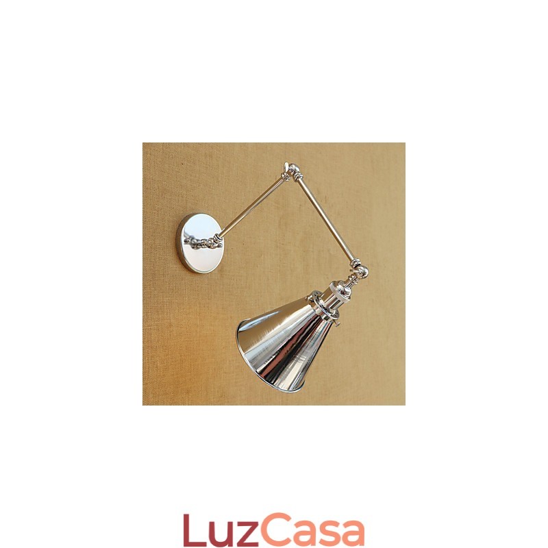 Recurso moderno contemporâneo retrô galvanizado para proteção ocular de braço oscilante, luz ambiente