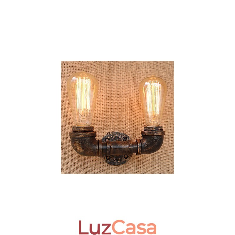 Recurso de pintura retrô country para arandelas de parede de luz ambiente estilo mini