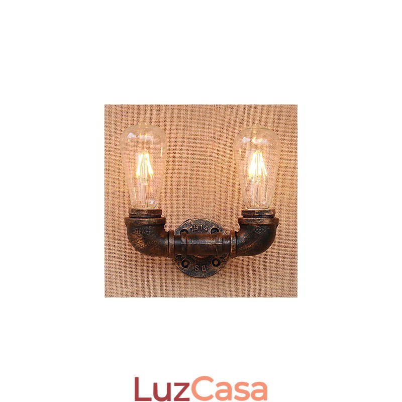 Recurso de pintura retrô country para arandelas de parede de luz ambiente estilo mini