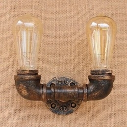 Recurso de pintura retrô country para arandelas de parede de luz ambiente estilo mini