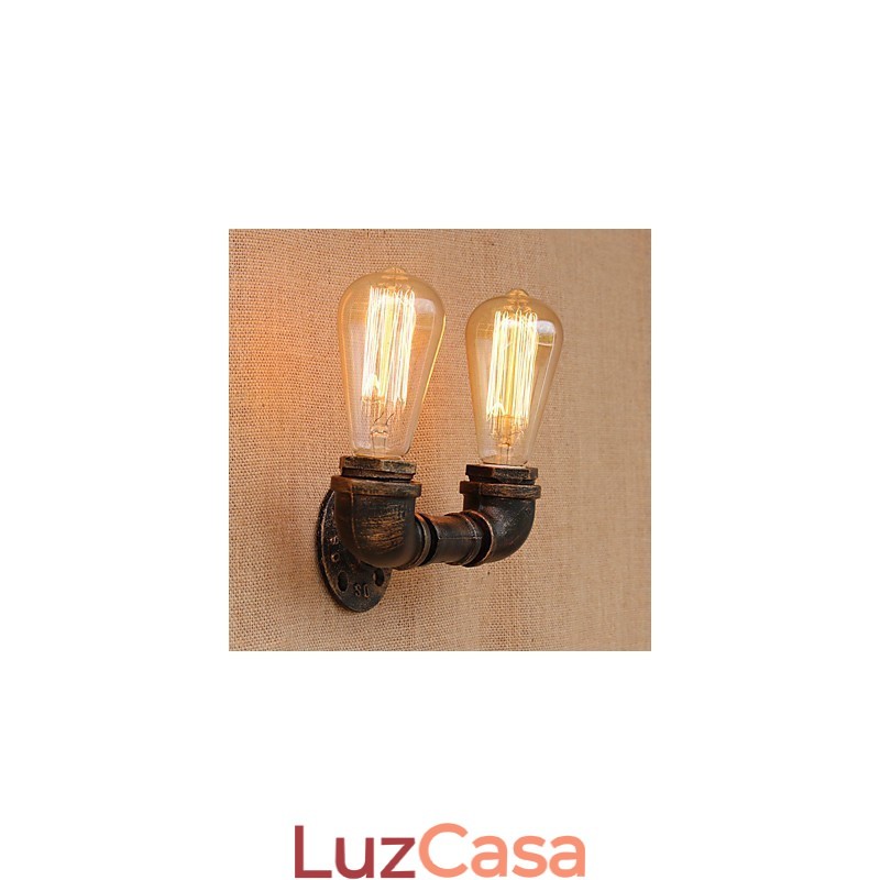 Recurso de pintura retrô country para arandelas de parede de luz ambiente estilo mini