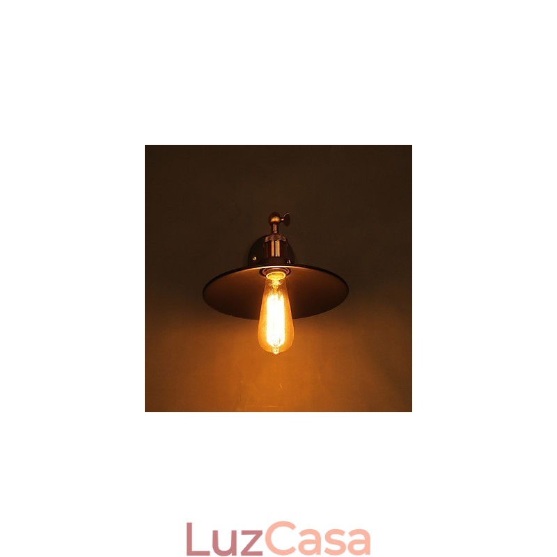 Pintura tradicional clássica rústica de chalé country para arandelas de parede com luz ambiente e braço oscilante