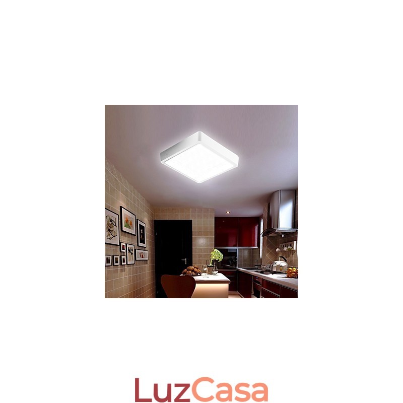 Luminárias embutidas brancas 9W Alta transmitância de luz Simples Moderno