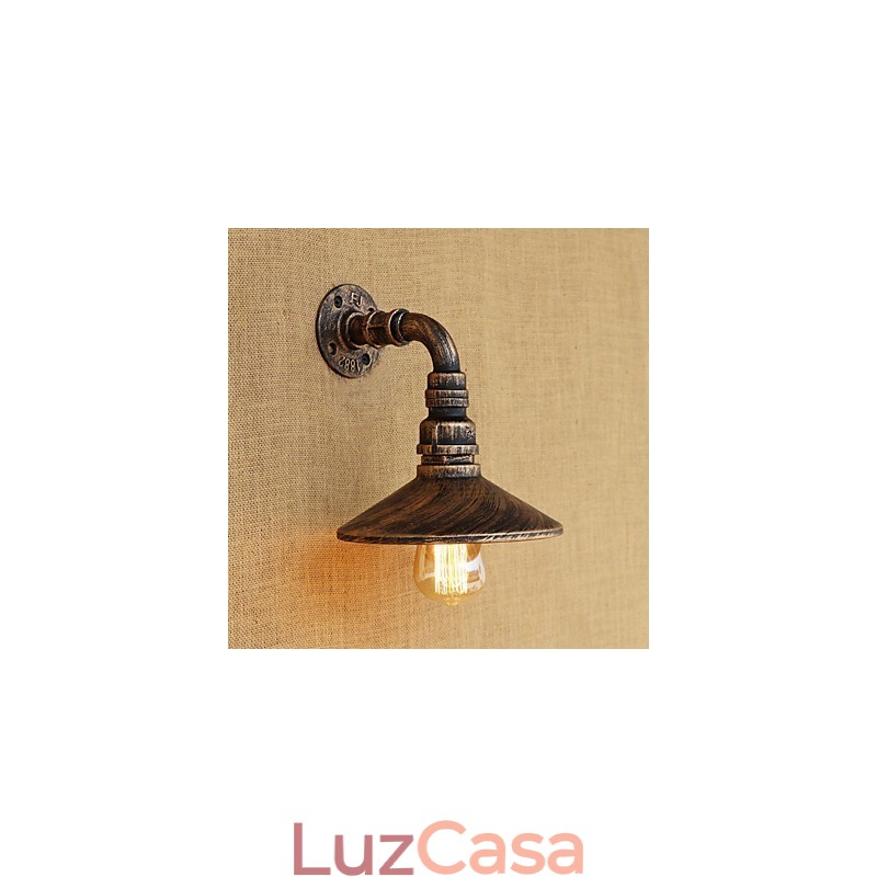 Pintura rústica estilo chalé country retrô para apliques de parede com luz ambiente estilo mini