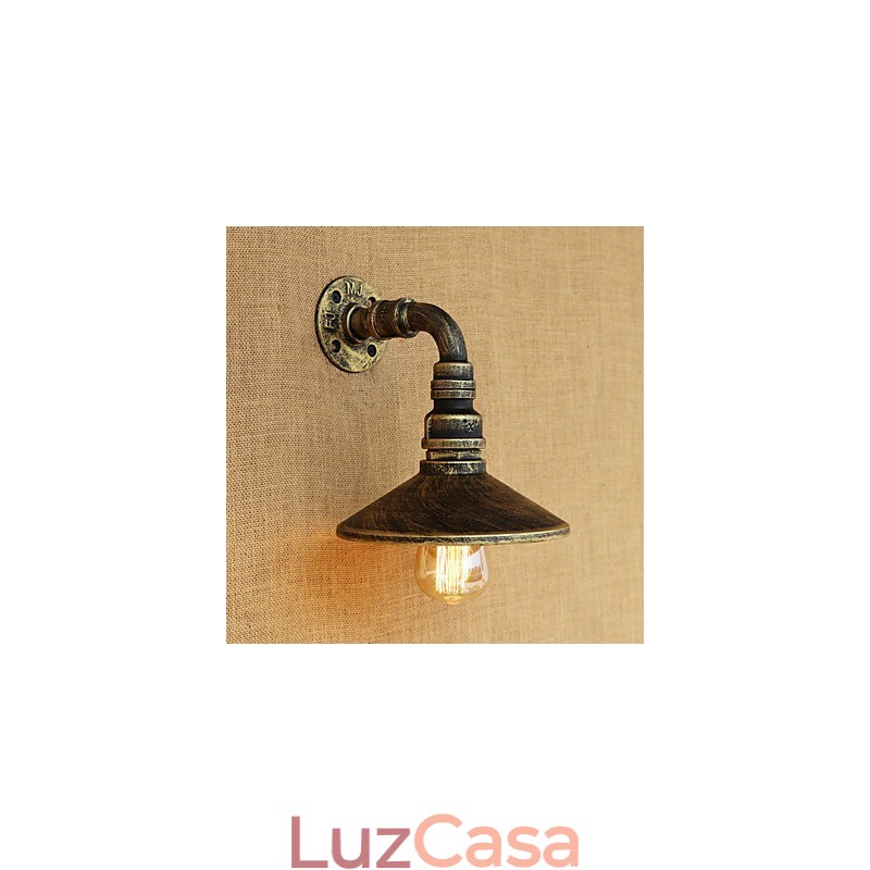Pintura rústica estilo chalé country retrô para apliques de parede com luz ambiente estilo mini