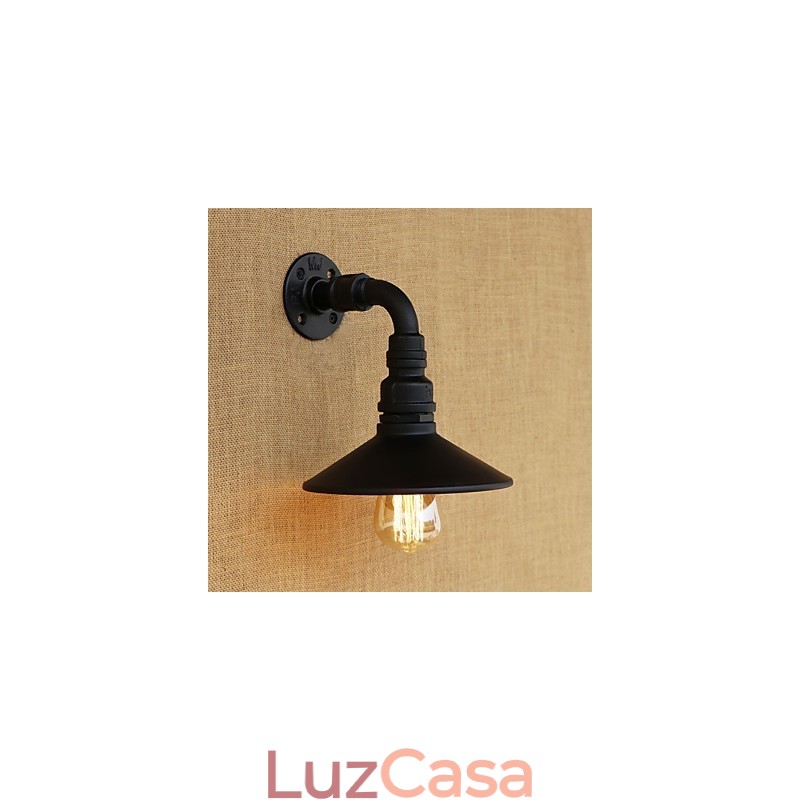 Pintura rústica estilo chalé country retrô para apliques de parede com luz ambiente estilo mini