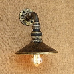 Pintura rústica estilo chalé country retrô para apliques de parede com luz ambiente estilo mini