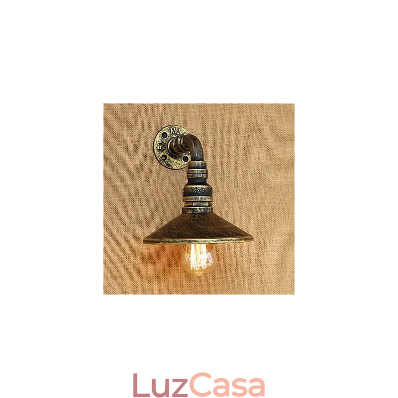 Pintura rústica estilo chalé country retrô para apliques de parede com luz ambiente estilo mini