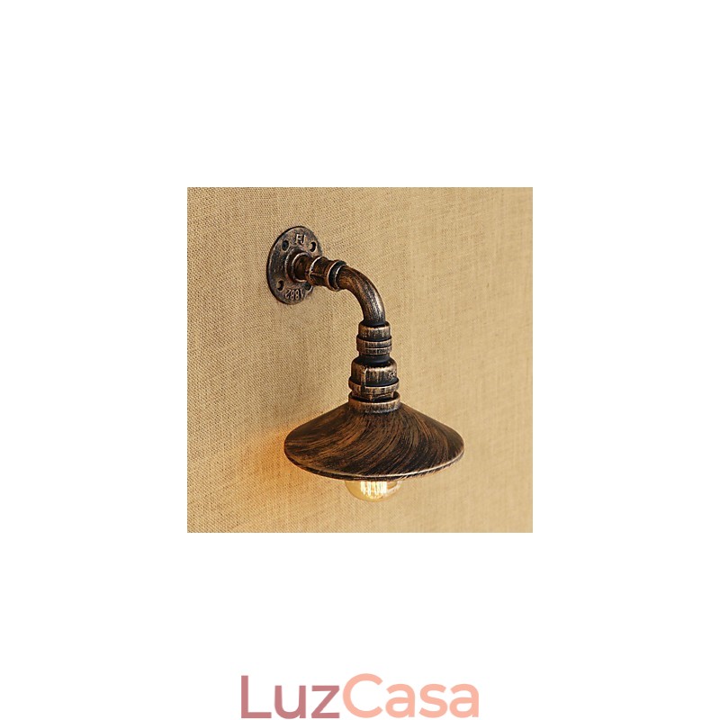 Pintura rústica estilo chalé country retrô para apliques de parede com luz ambiente estilo mini