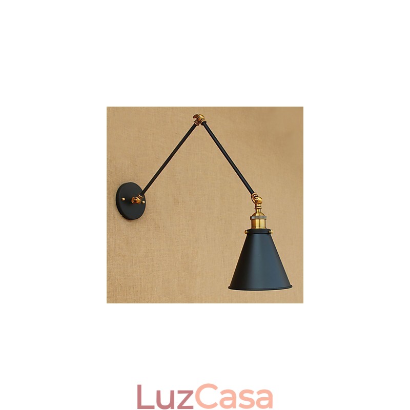 Pintura rústica de chalé country para luzes de braço oscilante com luz ambiente
