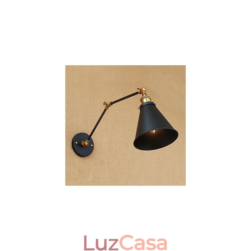 Pintura rústica de chalé country para luzes de braço oscilante com luz ambiente