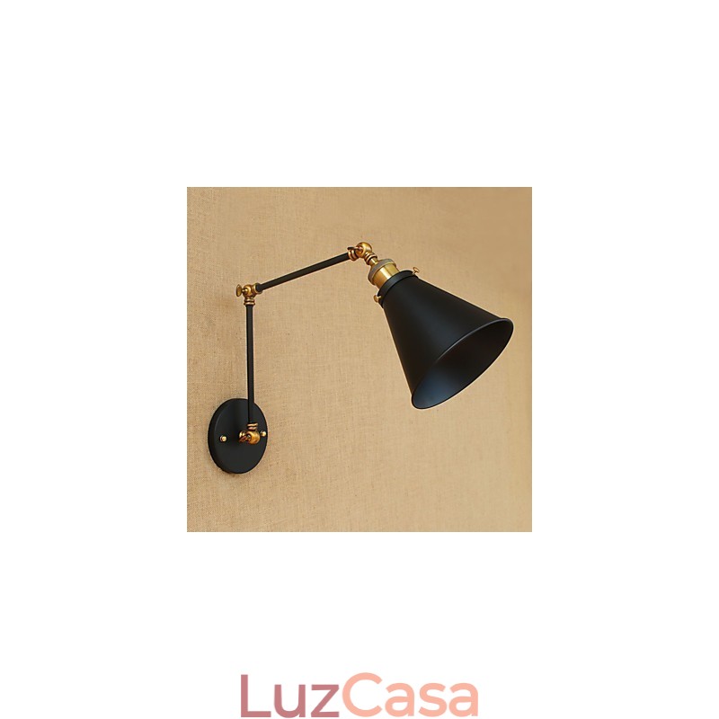 Pintura rústica de chalé country para luzes de braço oscilante com luz ambiente