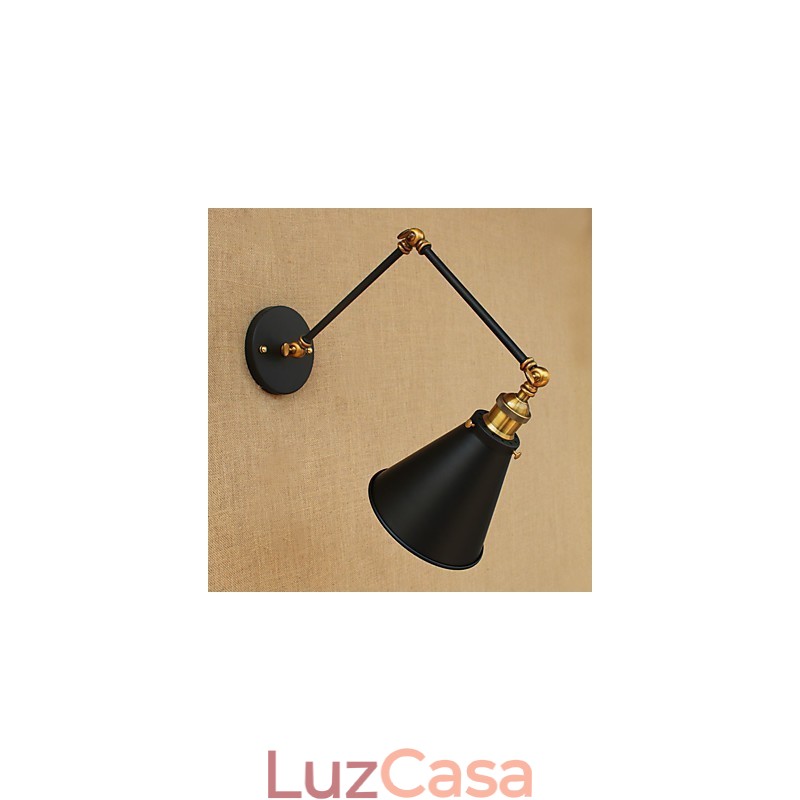 Pintura rústica de chalé country para luzes de braço oscilante com luz ambiente