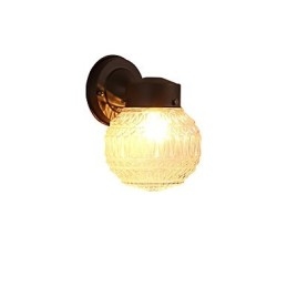 Acabamento em óxido preto contemporâneo moderno para arandelas de parede estilo mini com luz ambiente