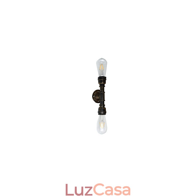 Arandelas de parede rústicas tradicionais clássicas de latão antigo para iluminação ambiente