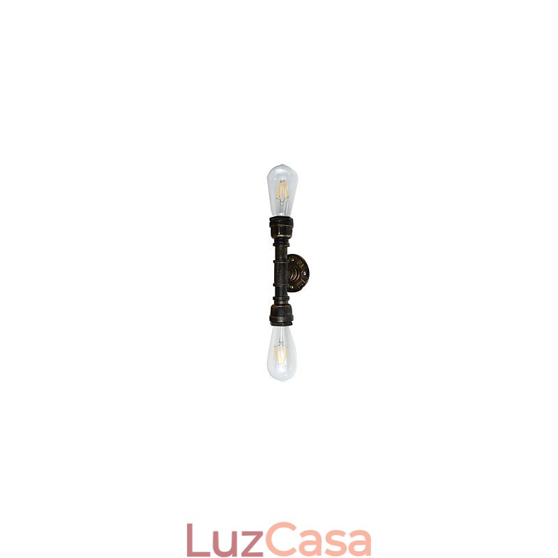 Arandelas de parede rústicas tradicionais clássicas de latão antigo para iluminação ambiente
