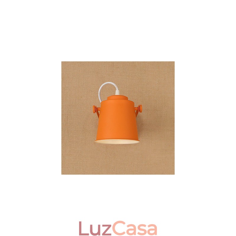 Luminária de parede de aço pintado, decoração de café americano preto e branco, luminária de parede retrô, lâmpada de sabre de luz na parede