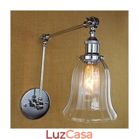 Recurso de galvanoplastia retrô country para proteção ocular de estilo mini, luz ambiente, braço oscilante, luzes de parede Recurso de galvanoplastia retrô country para proteção ocular de estilo mini, luz ambiente, braço oscilante, luzes de parede
