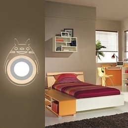 Pintura contemporânea moderna integrada para arandelas de parede com luz ambiente