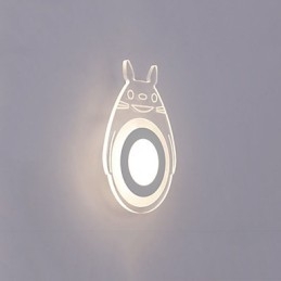 Pintura contemporânea moderna integrada para arandelas de parede com luz ambiente