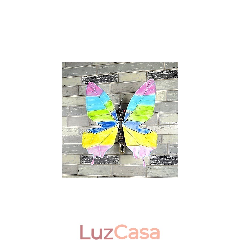 Pintura moderna contemporânea integrada, recurso de pintura contemporânea para arandelas de parede com luz ambiente