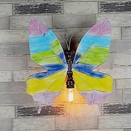 Pintura moderna contemporânea integrada, recurso de pintura contemporânea para arandelas de parede com luz ambiente