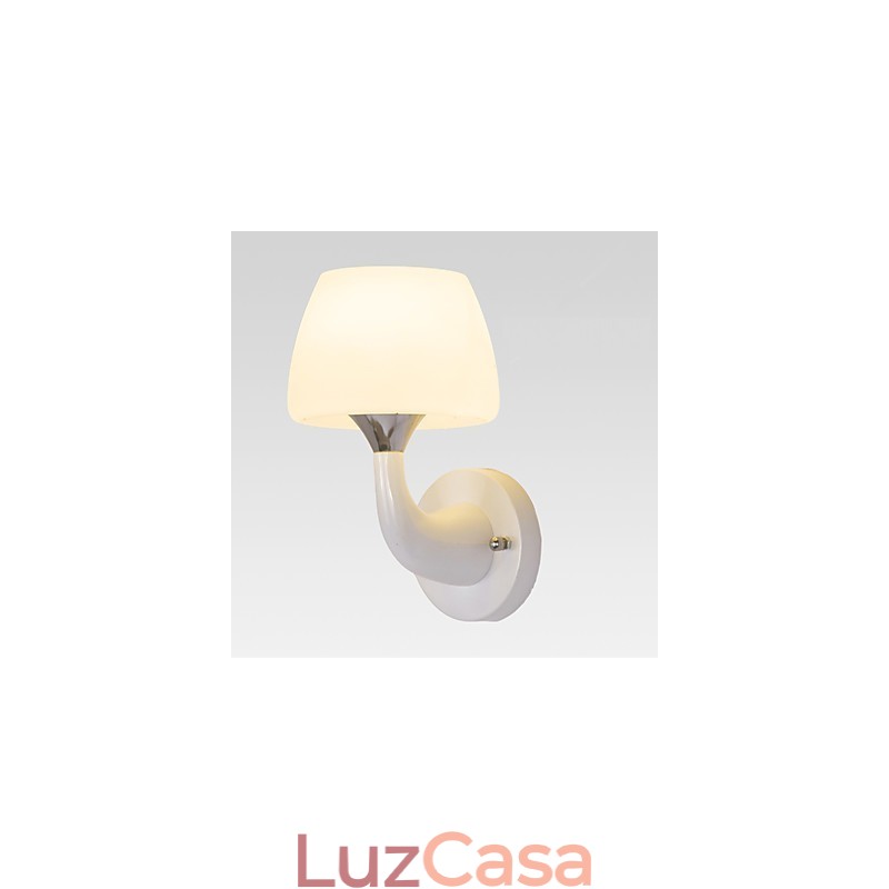 Luminária de parede metálica moderna contemporânea embutida e de teto Hugger, luminária de parede com destaque