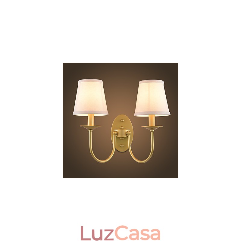 Rústico Lodge Simples Vintage Pintura Característica Luz Ambiente Arandelas de Parede Luz de Parede