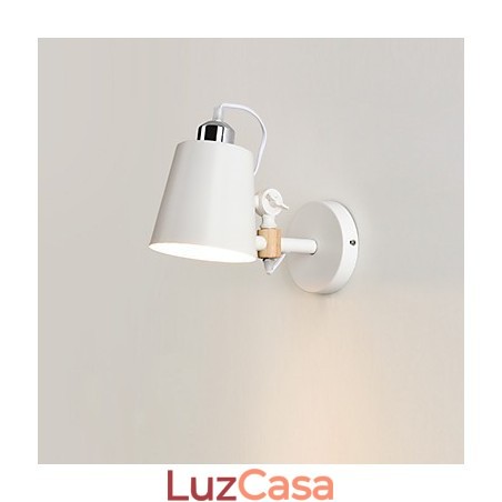 Luminária de parede moderna contemporânea com luz ambiente