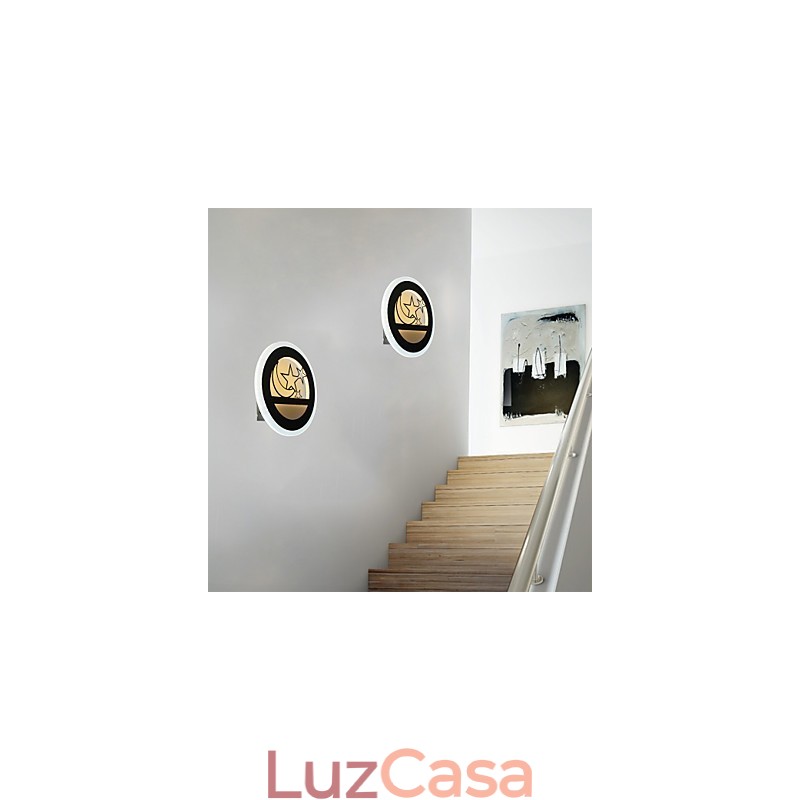 Luminária de parede minimalista moderna Luminária de escada de entrada Luminária criativa Hotel La Terrazza Projeto Lâmpadas