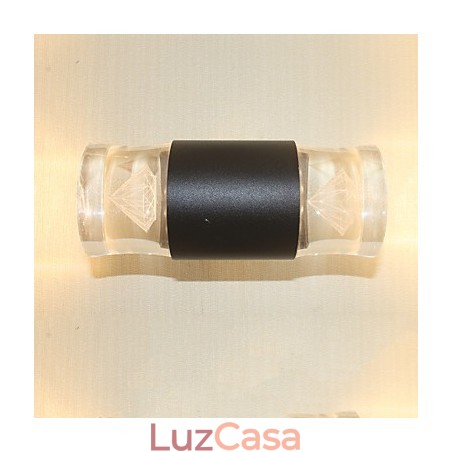 Recurso simples integrado para arandelas de parede com luz ambiente Recurso simples integrado para arandelas de parede com luz ambiente