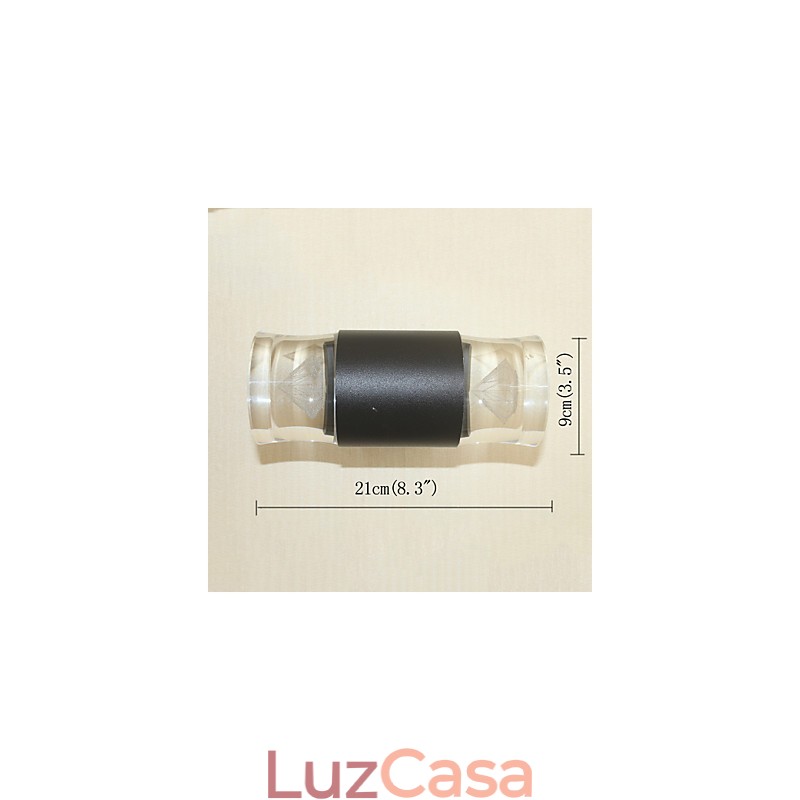 Recurso simples integrado para arandelas de parede com luz ambiente