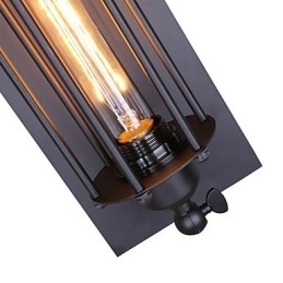 Rústico Lodge Country Retro Vintage Pintura Recurso para Mini Estilo Luz Ambiente Apliques de Parede Luz de Parede