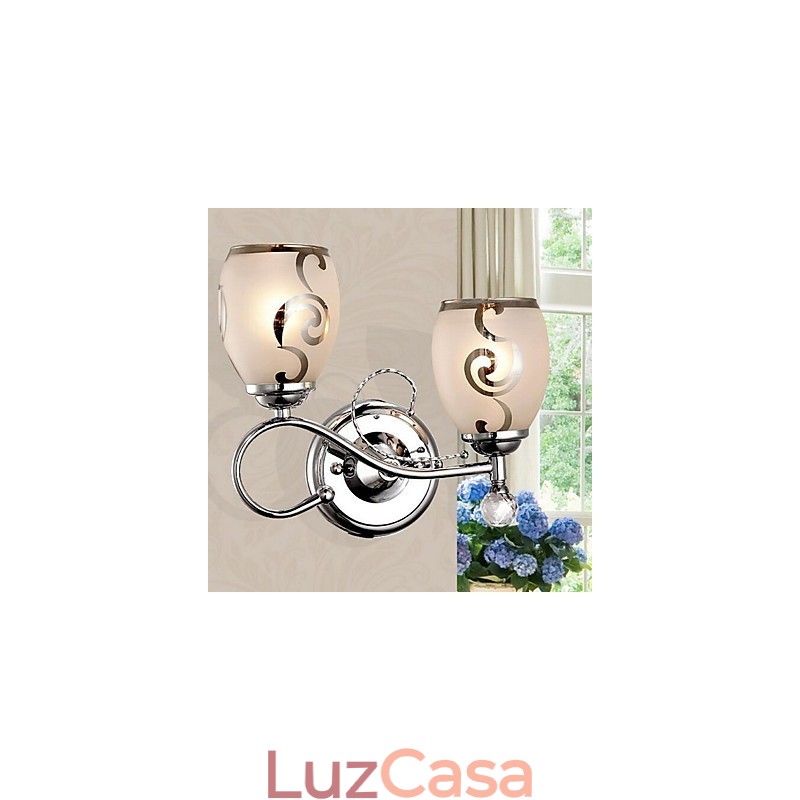 Simples Outro Recurso para Arandelas de Parede de Luz Ambiente de Cristal Luz de Parede