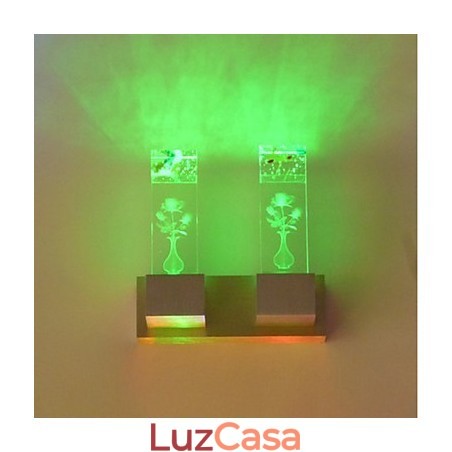 Recurso de novidade multicolorido para arandelas de parede de luz ambiente estilo mini, luminária de parede, luz rosa Recurso de novidade multicolorido para arandelas de parede de luz ambiente estilo mini, luminária de parede, luz rosa