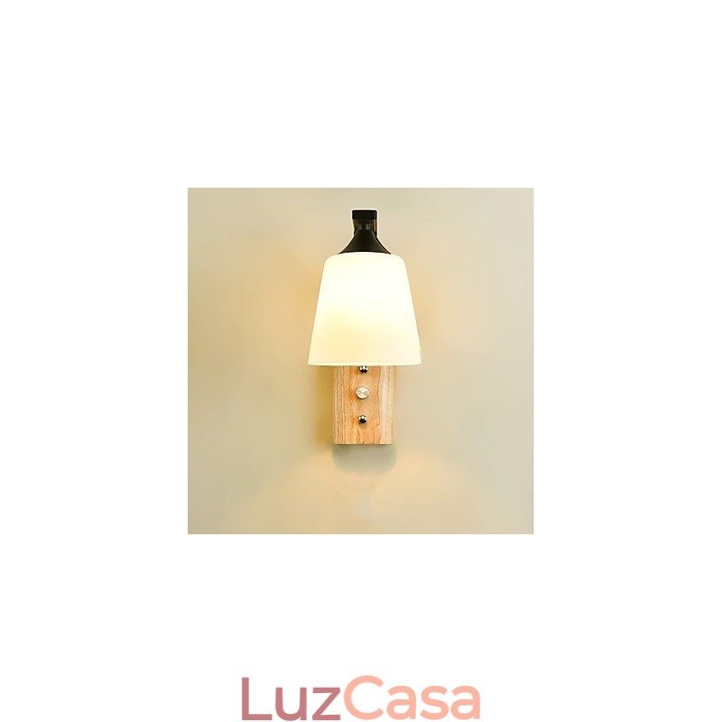 Simples Country Feature para proteção dos olhos Arandelas de parede de luz ambiente Luz de parede Novo chinês moderno minimalista criativo quarto cabeceira