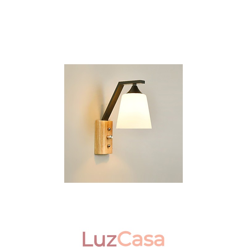 Simples Country Feature para proteção dos olhos Arandelas de parede de luz ambiente Luz de parede Novo chinês moderno minimalista criativo quarto cabeceira