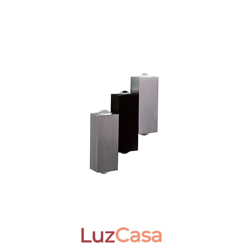 Luminária de parede moderna contemporânea escovada para luz ambiente Luminária de parede embutida