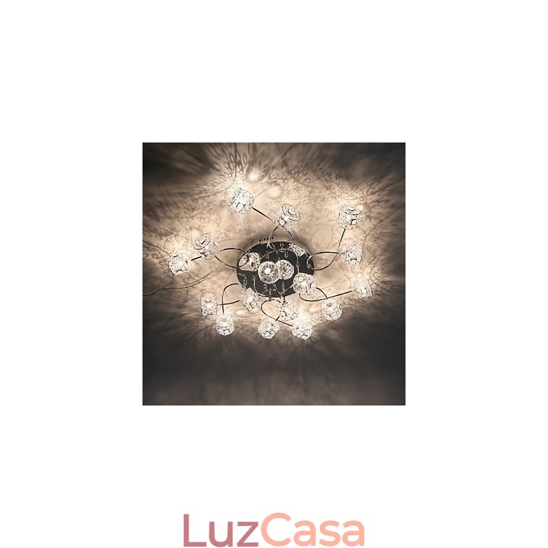 Capuz de arame de alumínio com luz de cúpula de sucção, design patenteado, teto