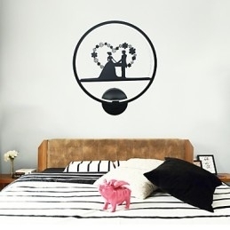 Luminária de parede de produto de alumínio Luminária de parede criativa minimalista moderna Luminária de parede de fundo de sala de estar na moda Luminária de varanda Luzes de corredor