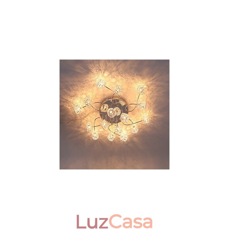 Capuz de arame de alumínio com luz de cúpula de sucção, design patenteado, teto