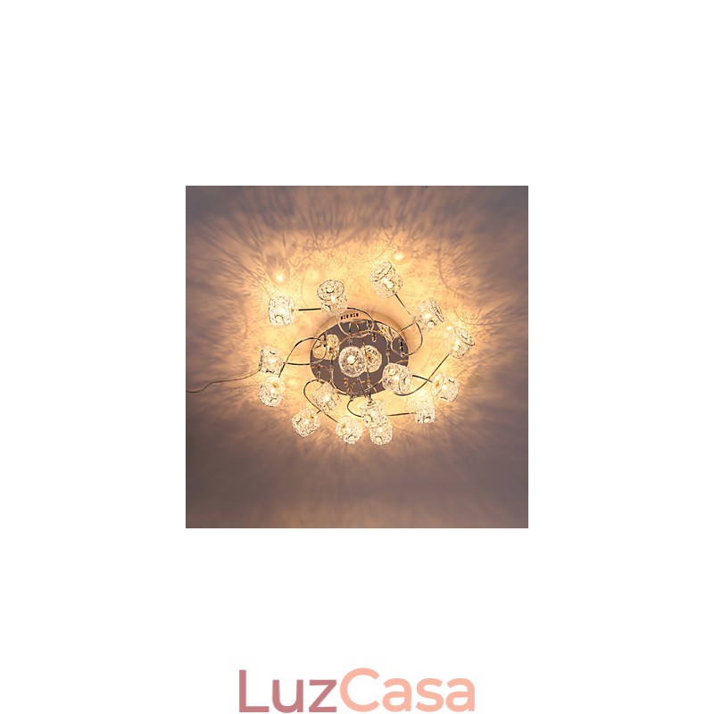 Capuz de arame de alumínio com luz de cúpula de sucção, design patenteado, teto