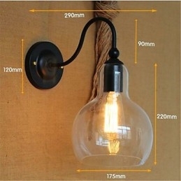 Acabamento em óxido preto contemporâneo moderno para luz ambiente com braço articulado