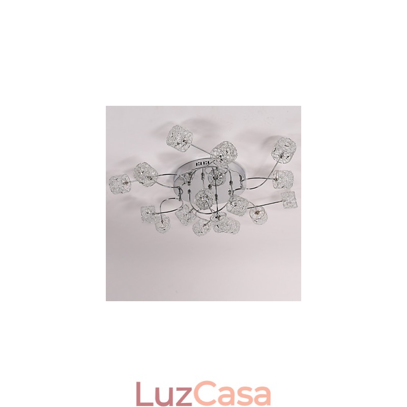Capuz de arame de alumínio com luz de cúpula de sucção, design patenteado, teto